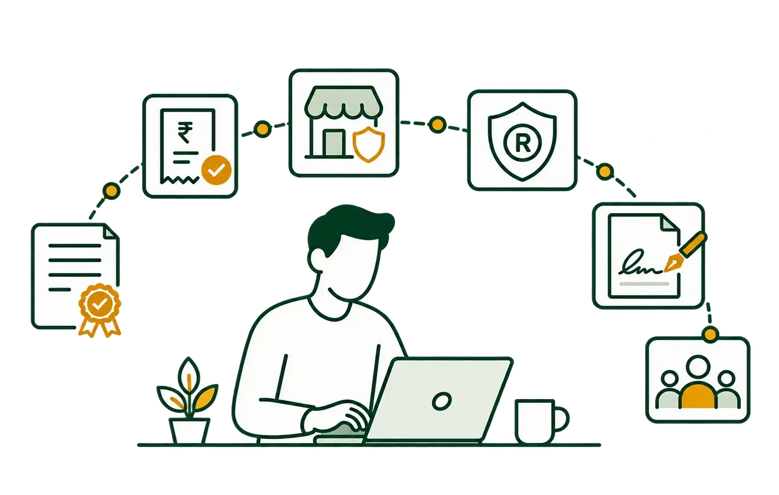 Post-incorporation business setup services