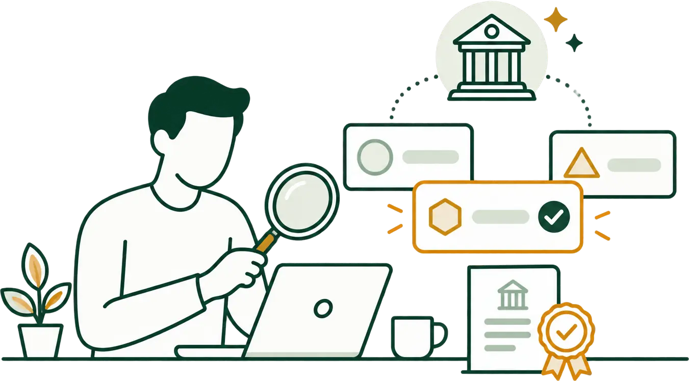 Company name reservation illustration