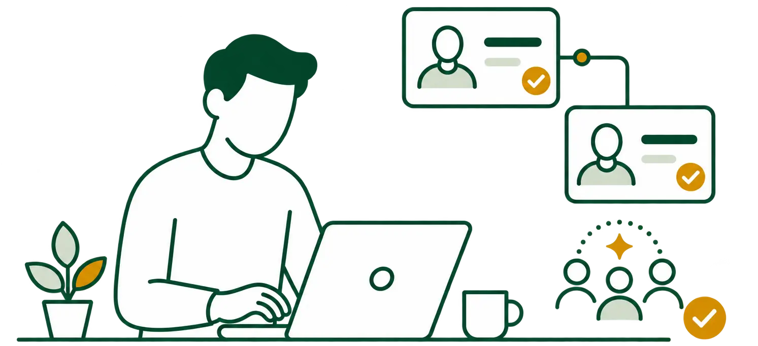 Founder details and shareholder information illustration